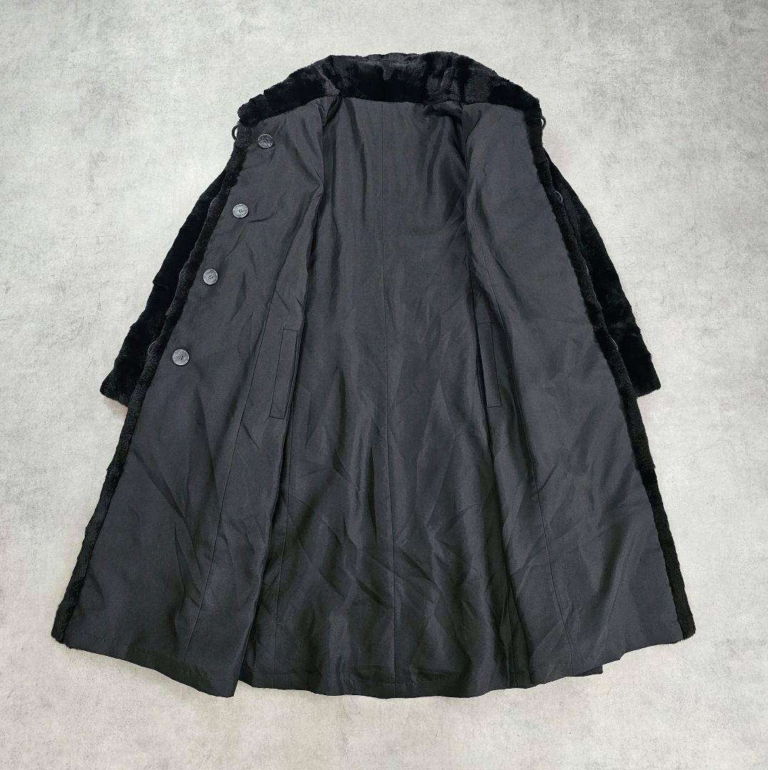 ロングファーコート 毛皮 シルク ウィーゼル リバーシブル KBfur 高級