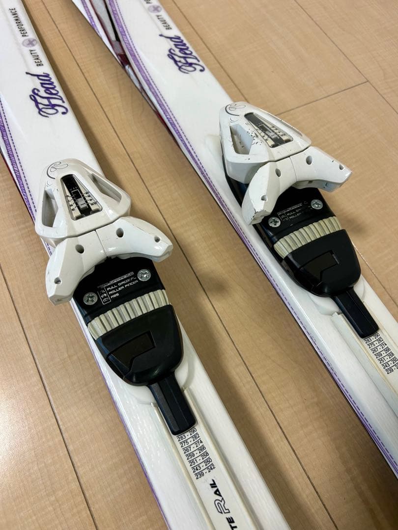 HEAD MYA No2 スキー 板 142cm ホワイト パープル 女性用