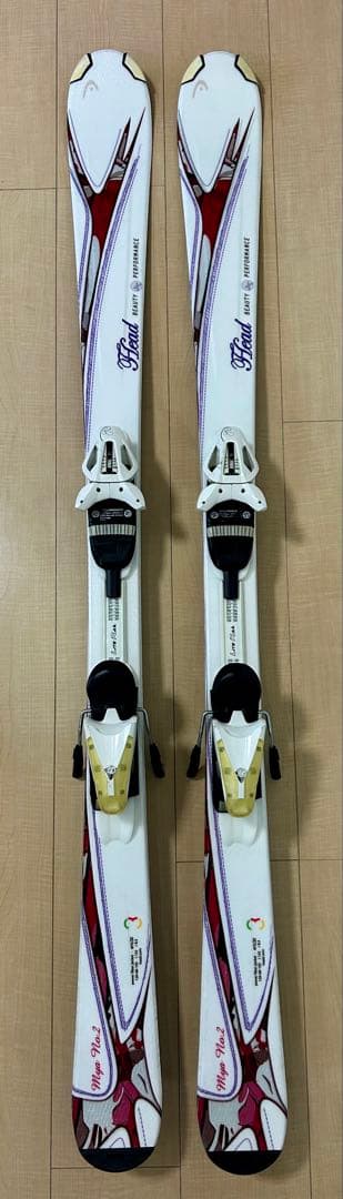 HEAD MYA No2 スキー 板 142cm ホワイト パープル 女性用