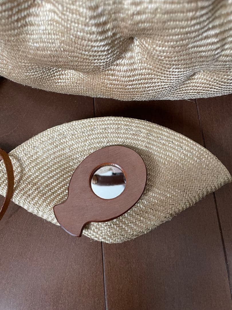 ebagos エバゴス 帽体 かごバッグ