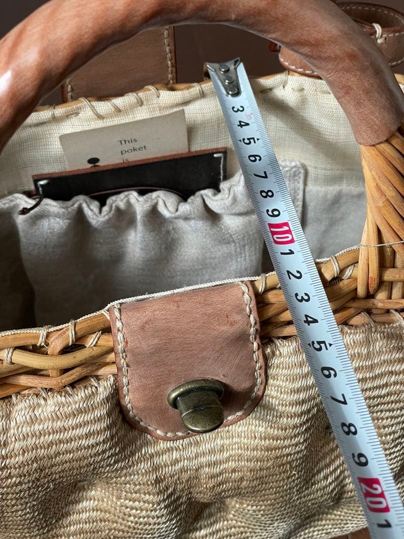 ebagos エバゴス 帽体 かごバッグ