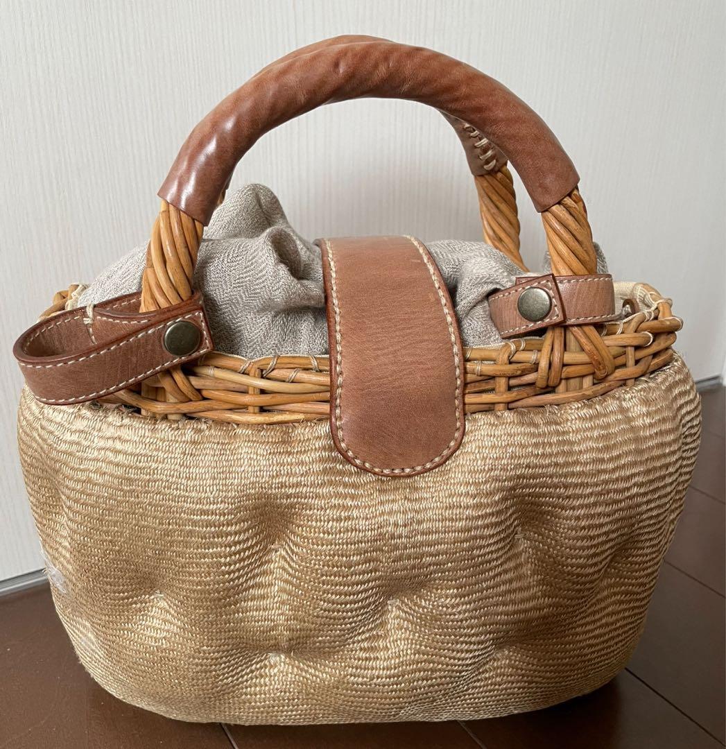 ebagos エバゴス 帽体 かごバッグ