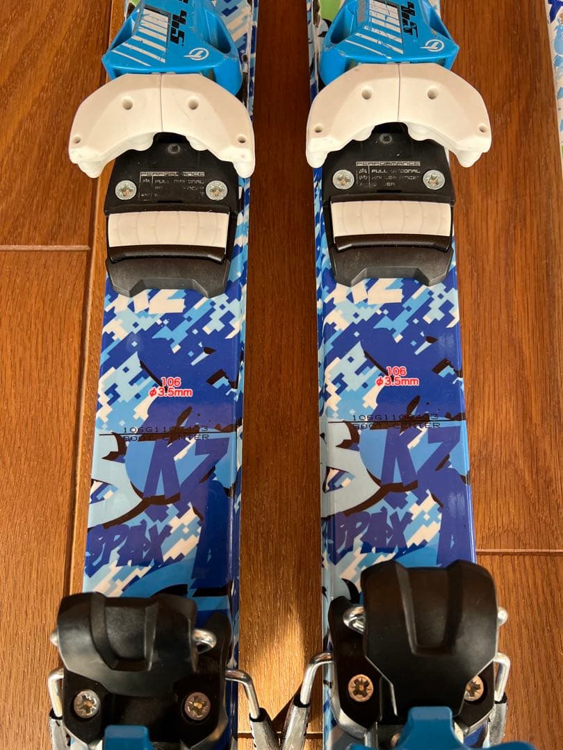 子供用スキーセット（板・ブーツ・ストック・ビンディング）