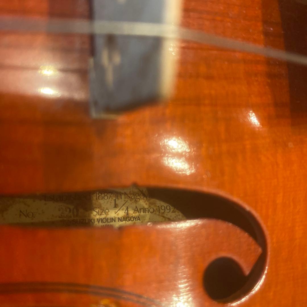ヴァイオリン　スズキバイオリン　1/4 220番
