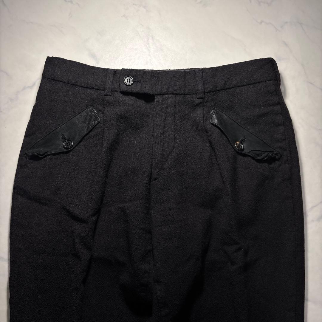 07AW Dior HOMME エディ期 レザー切替 スラックス アーカイブ