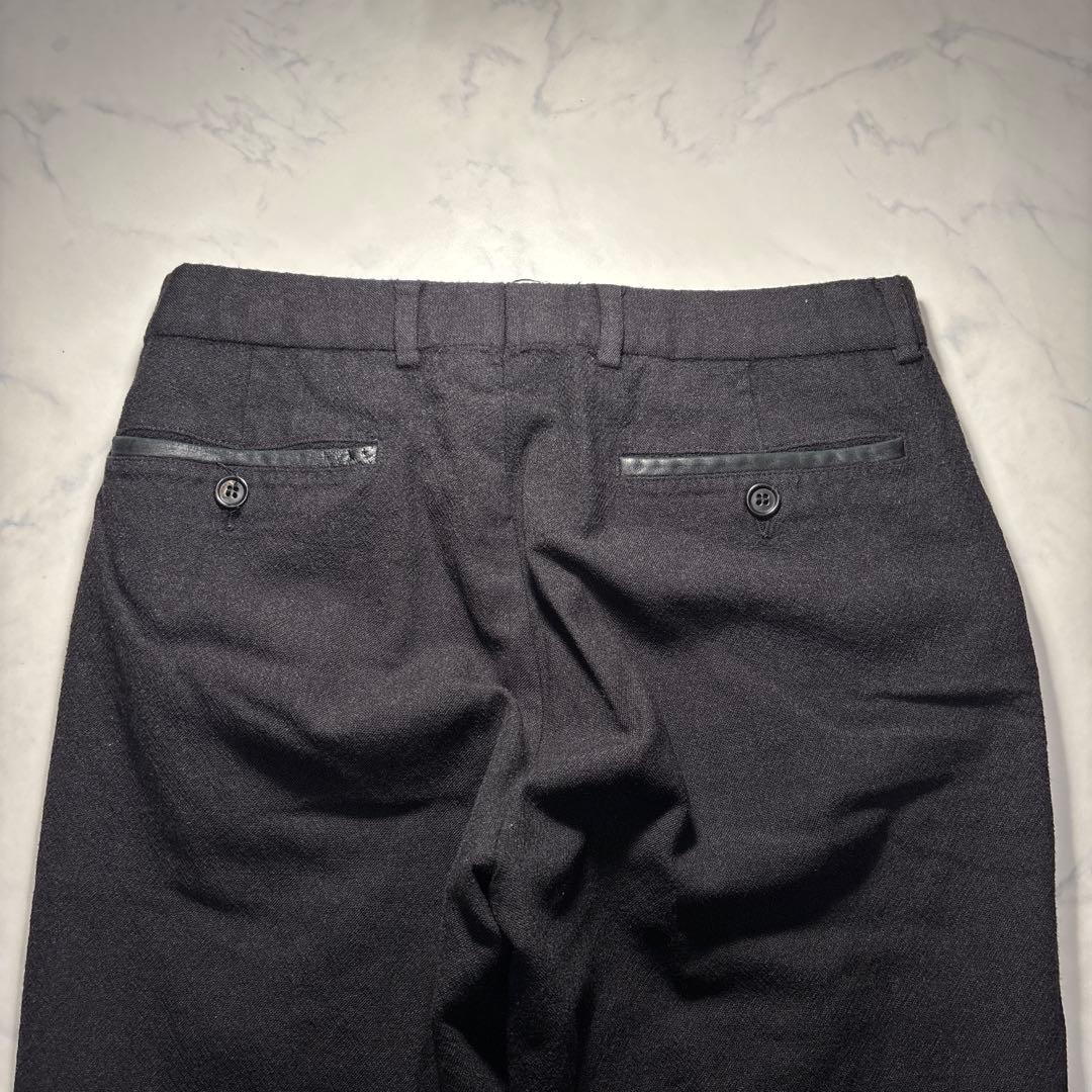 07AW Dior HOMME エディ期 レザー切替 スラックス アーカイブ