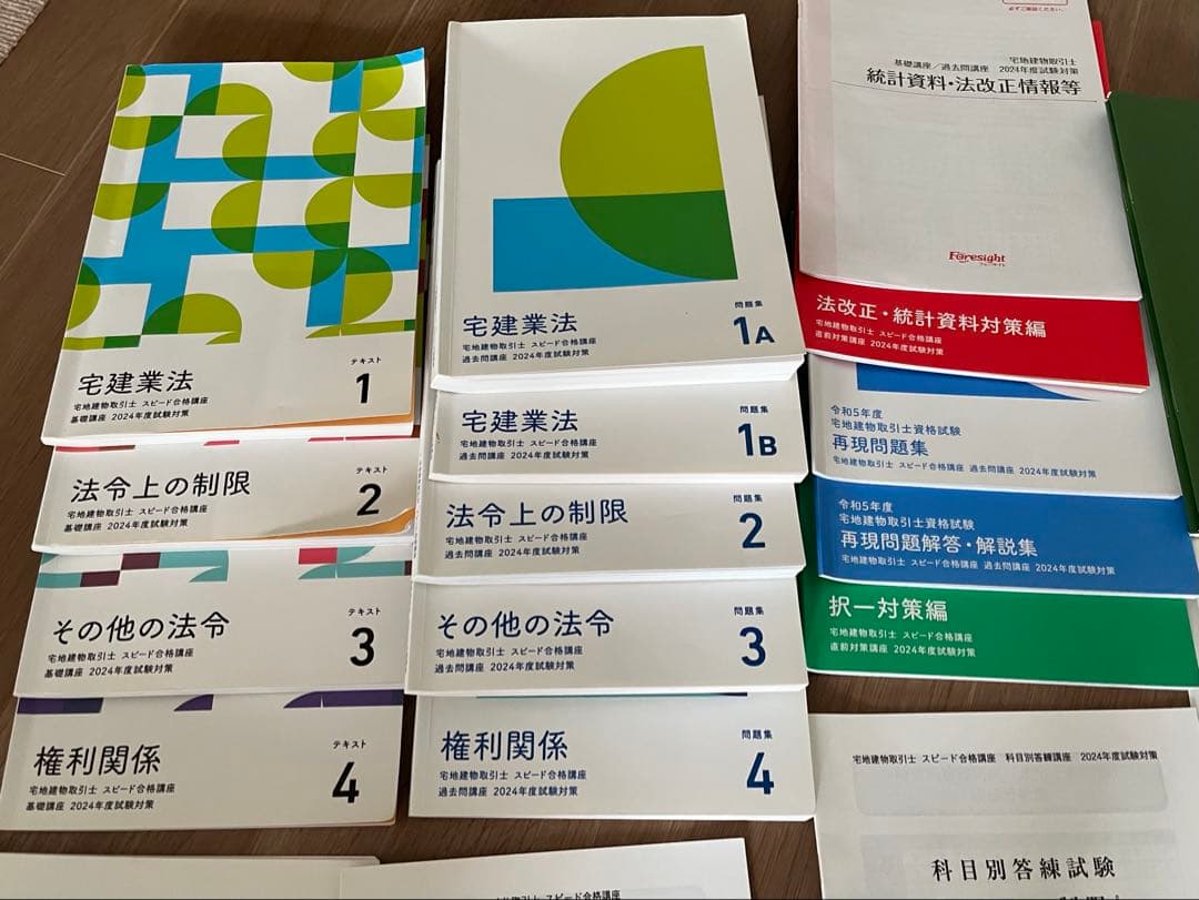 宅地建物取引士　フォーサイト　2024年度　値下げしました
