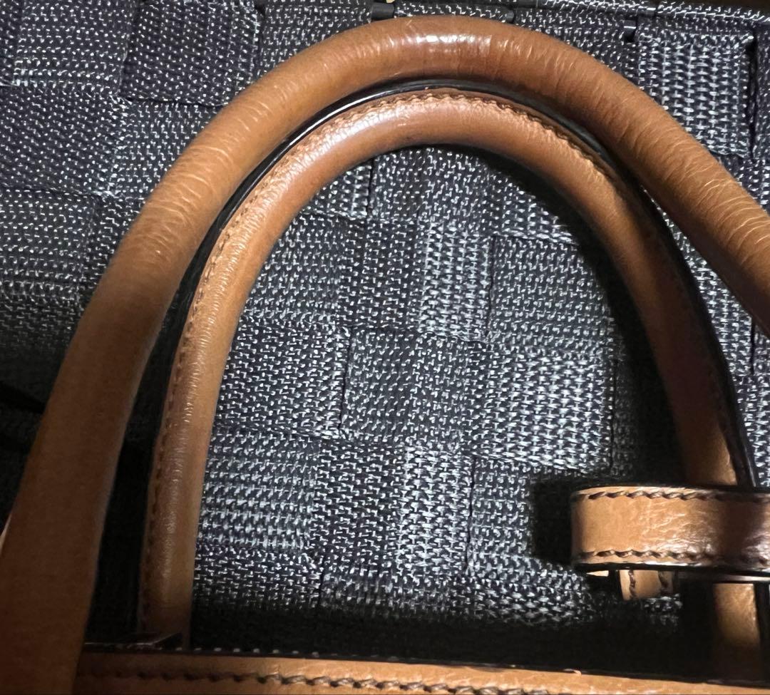 まろ工房さん専用　PRADA 2ウエイトートバック革　キャメル