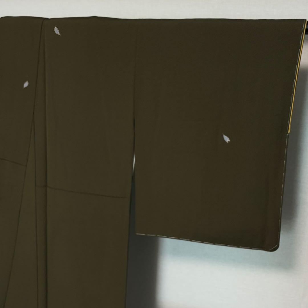 D209 訪問着　ジュサブロー　花びら　正絹　着物　袷　しつけ糸付き未使用極美品