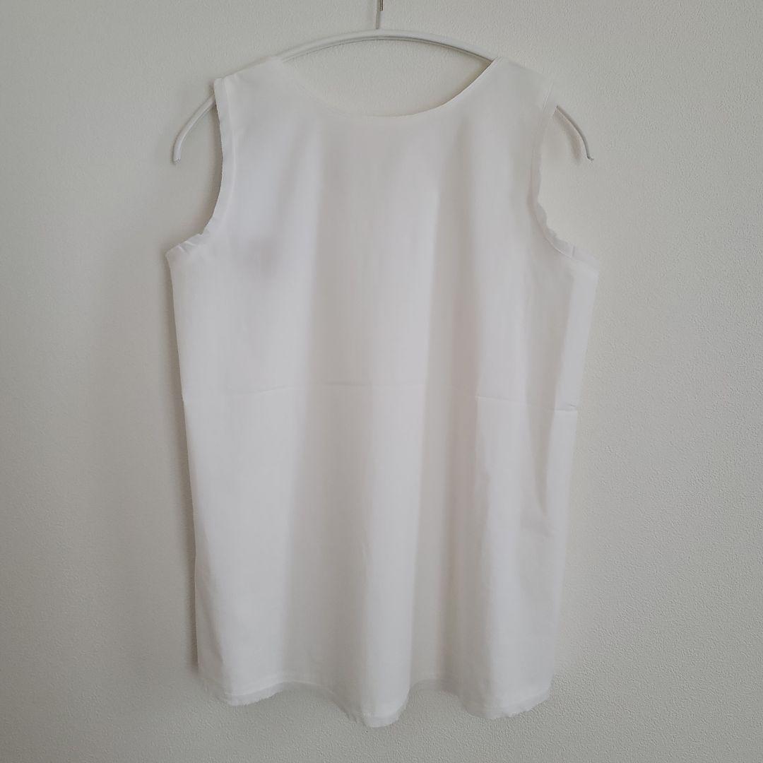 【新品タグ付き】ビアズリー BEARDSLEY シャツタンク ホワイト 0サイズ