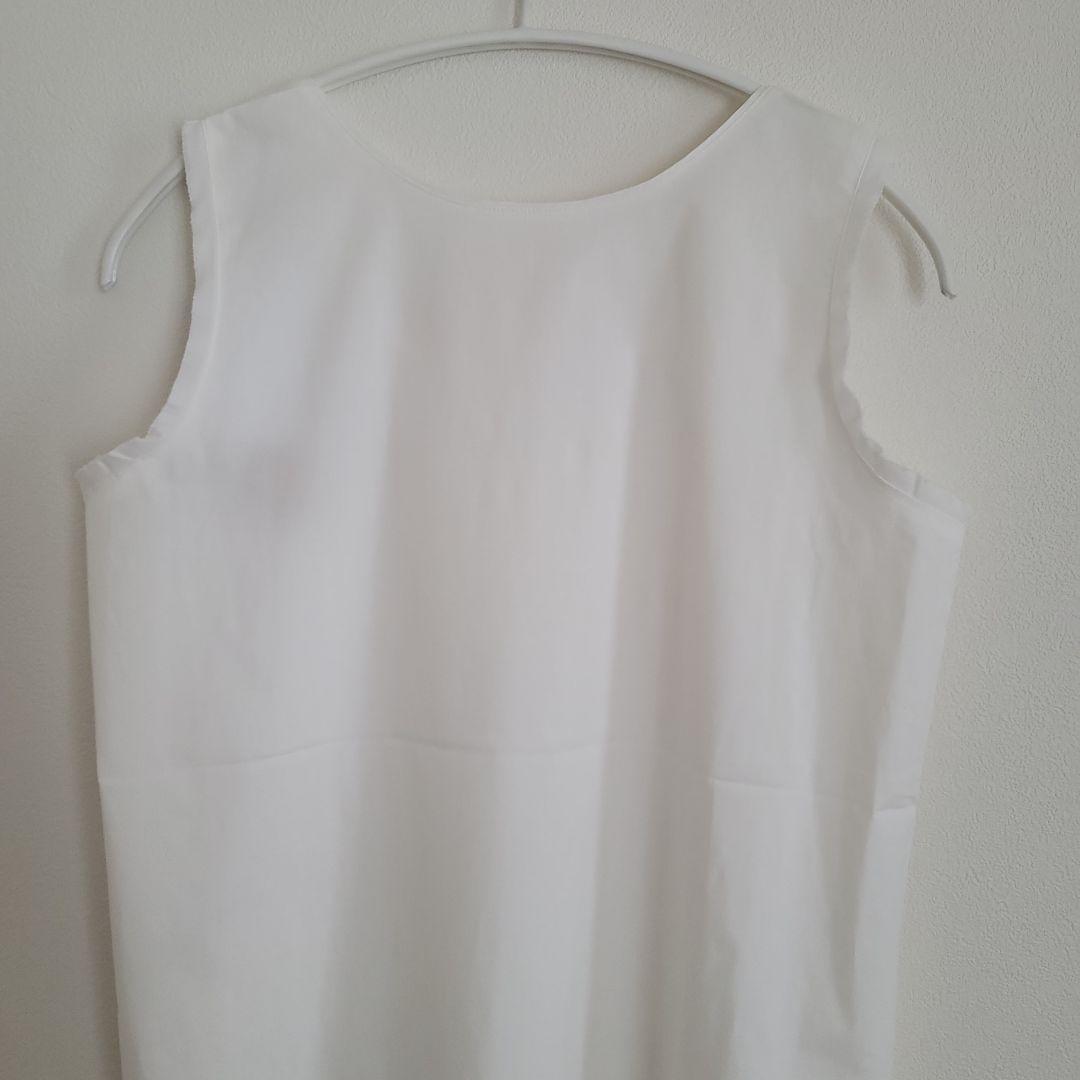 【新品タグ付き】ビアズリー BEARDSLEY シャツタンク ホワイト 0サイズ