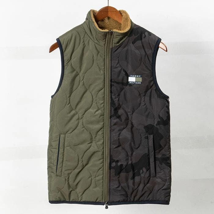 【新品未使用】トミーヒルフィガー フリースベスト (THMA369)OLXL