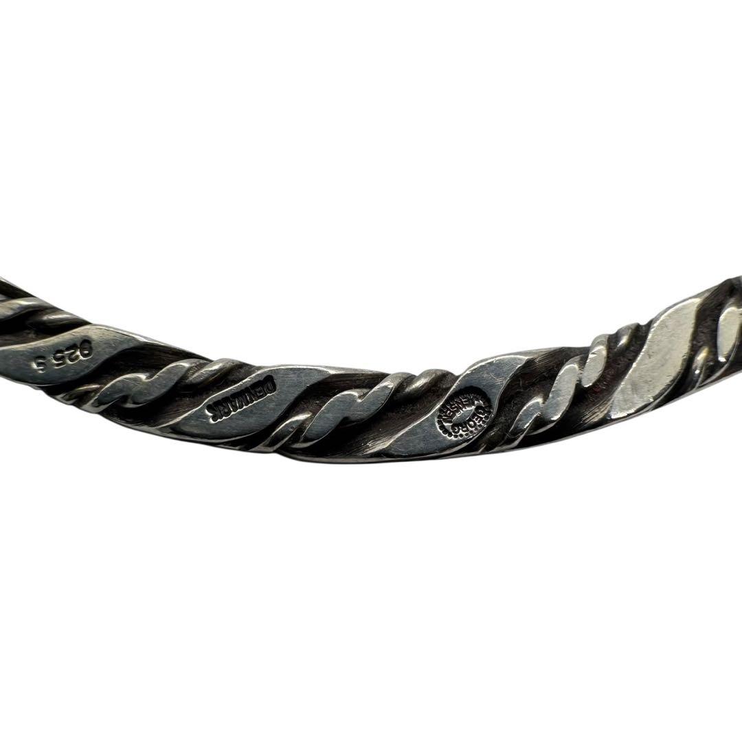   17B バングル　ツイスト　ロープ　925S