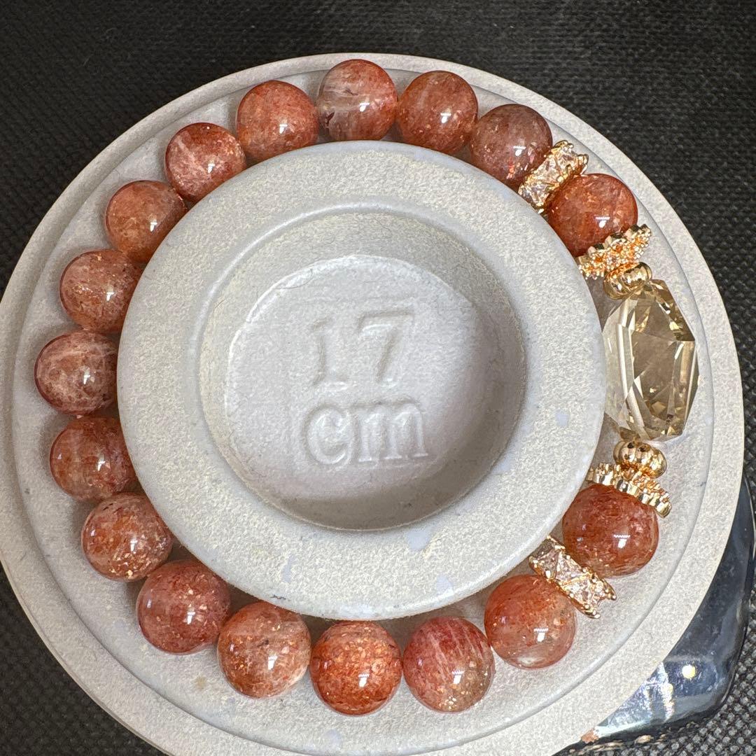 ＊みだきゆ様お取置き1/16＊シトリン　六芒星　サンストーン　ブレスレット