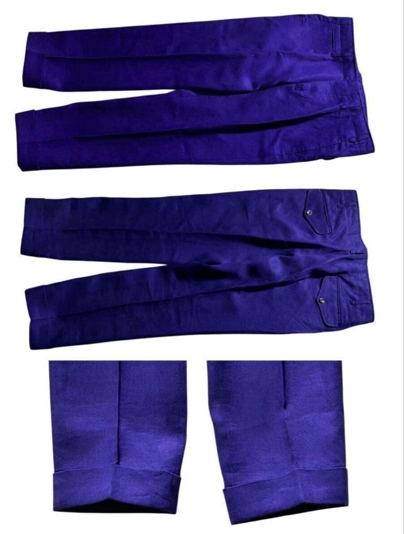 美品✨TOM FORD トムフォード スーツ セットアップ 青紫 46 M