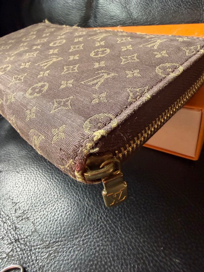 LOUIS VUITTON 長財布モノグラム　ミニラン　美品ジッピーウォレット