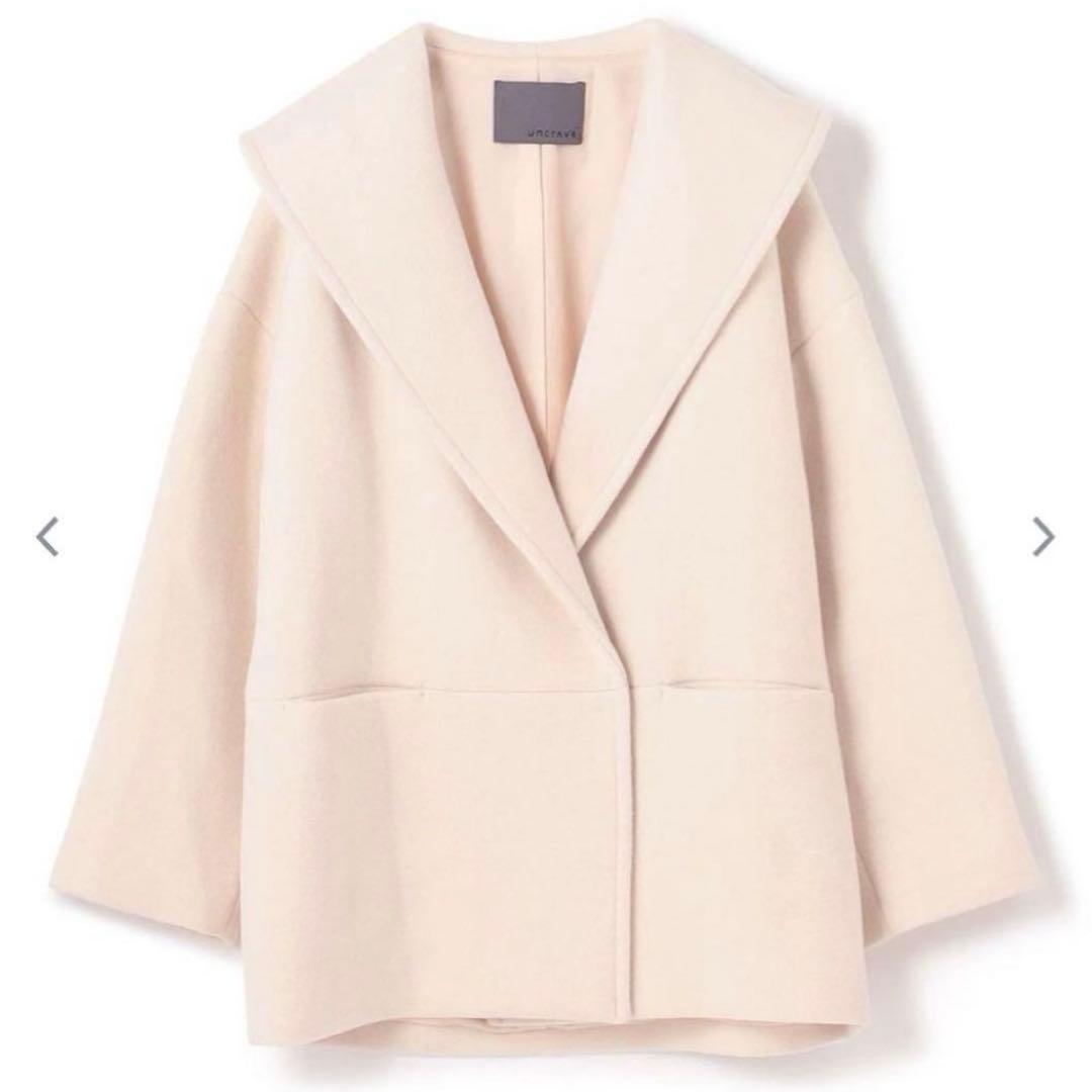 uncrave プルーフメルトン ビッグカラー コート オフ　サイズ1