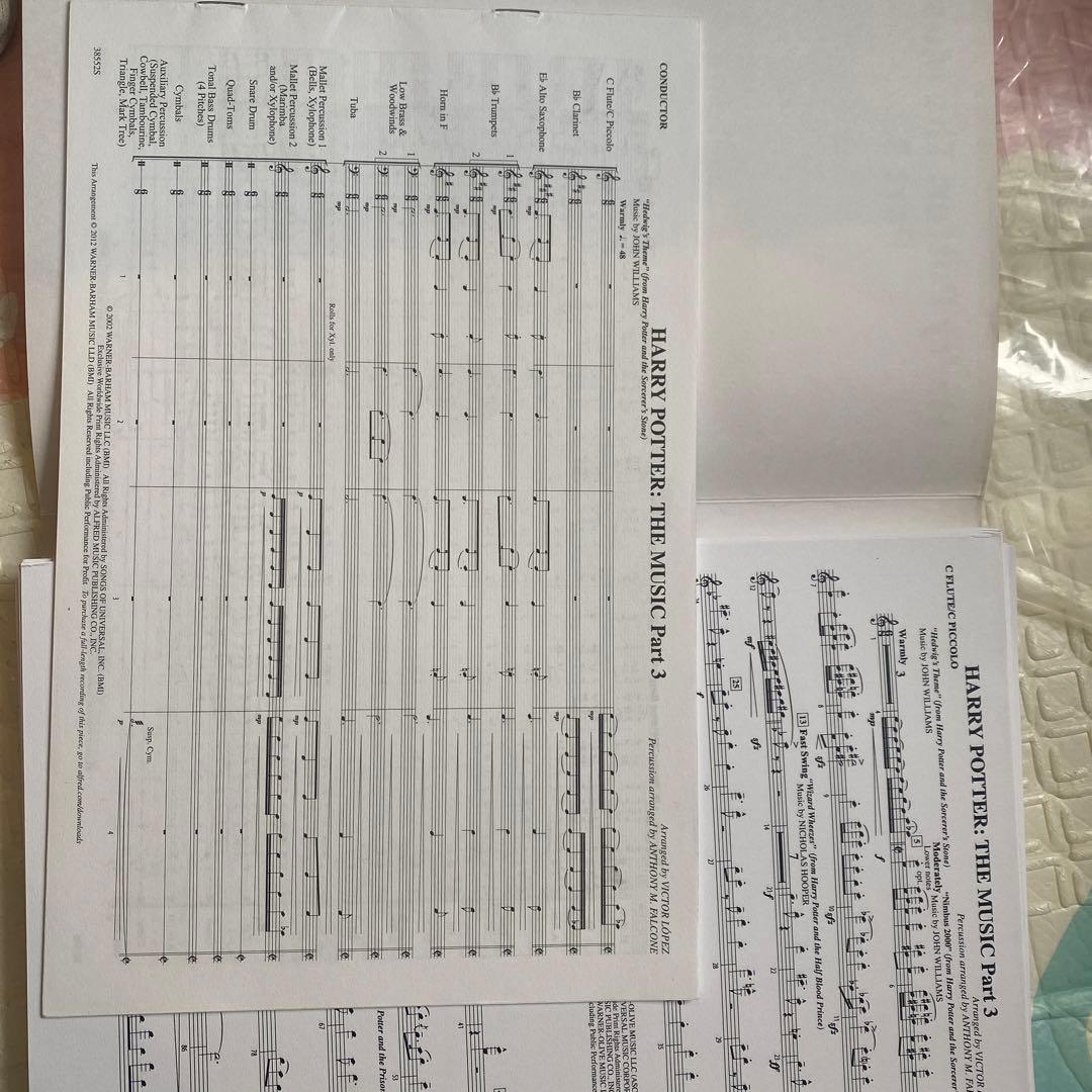 【貴重/輸入譜】HarryPotter TheMusic part3