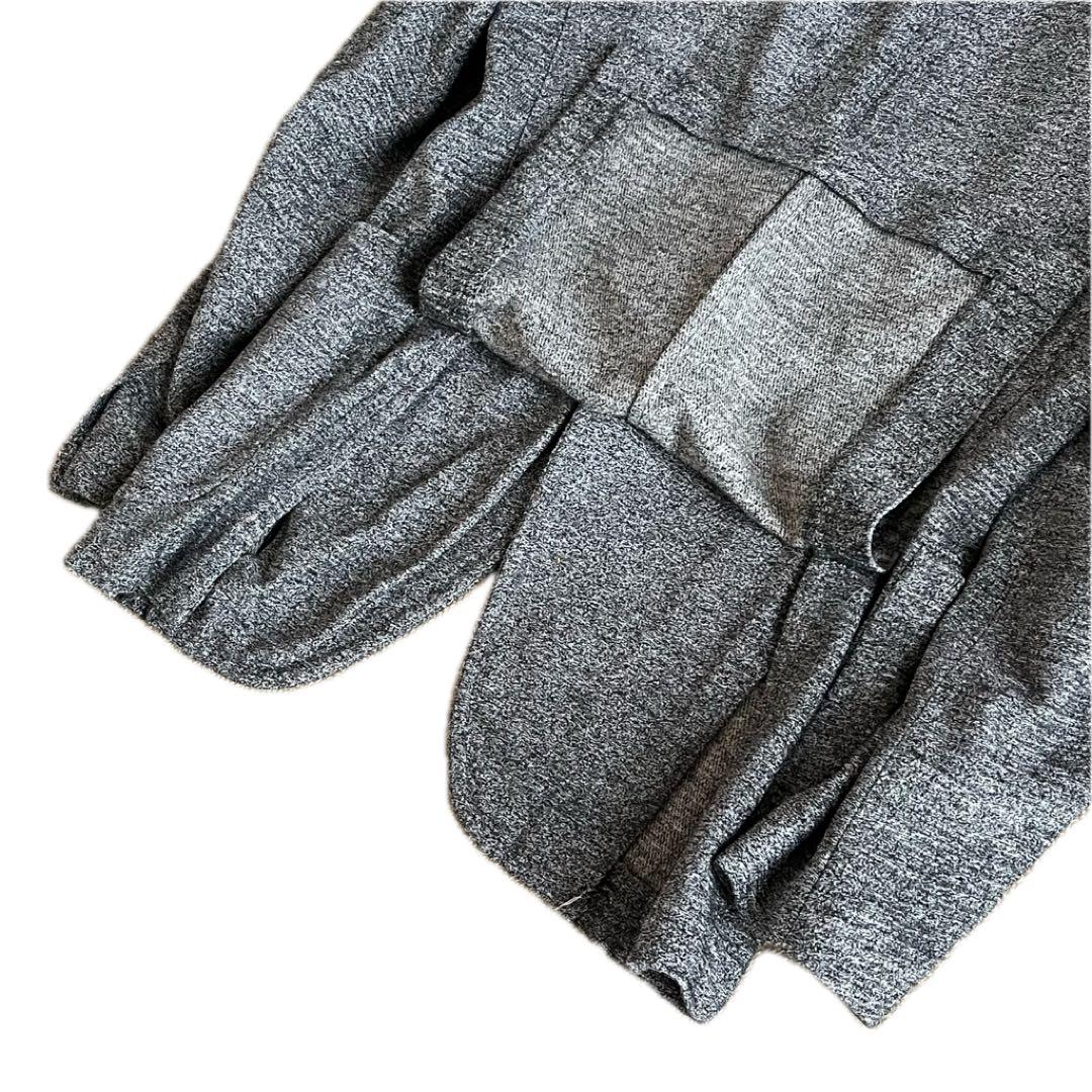 TITO ALLEGRETTO 灰色 ジャケット メランジ ウールコットン M