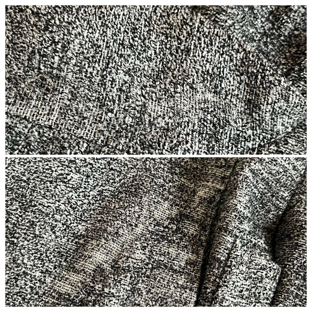 TITO ALLEGRETTO 灰色 ジャケット メランジ ウールコットン M