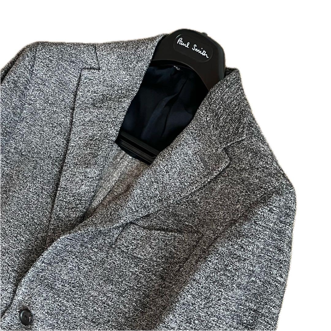 TITO ALLEGRETTO 灰色 ジャケット メランジ ウールコットン M