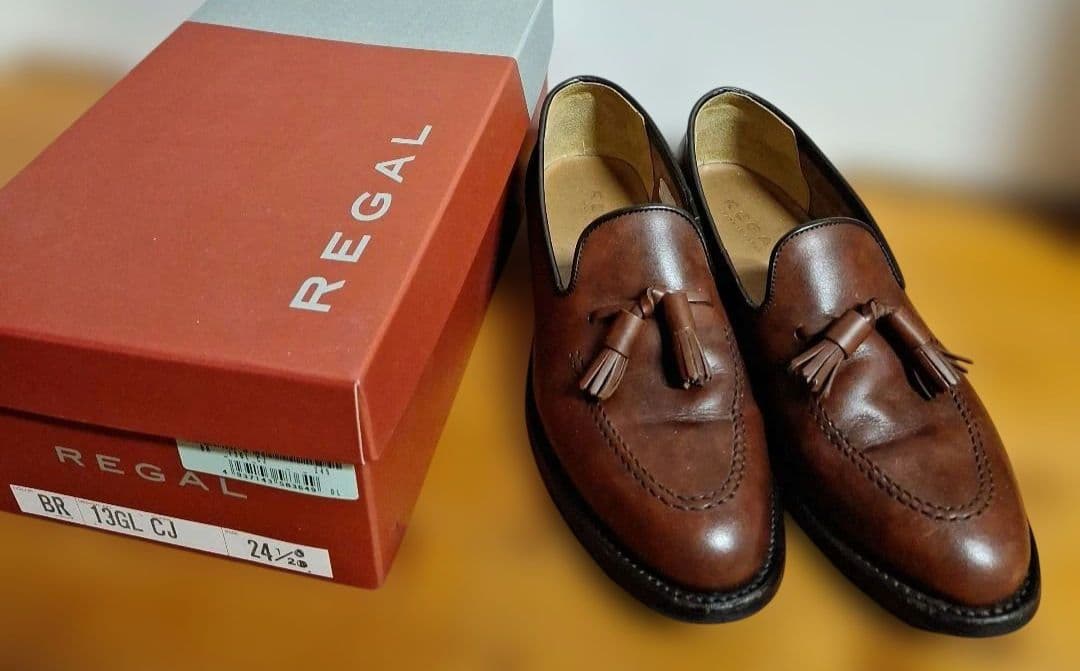 REGAL タッセルローファー ブラウン 最新モデル 13GL CJ 24.5㎝