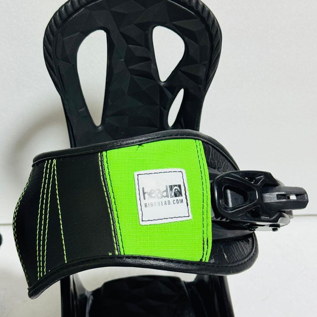 mサイズHead スノーボードビンディング ブラック/グリーン