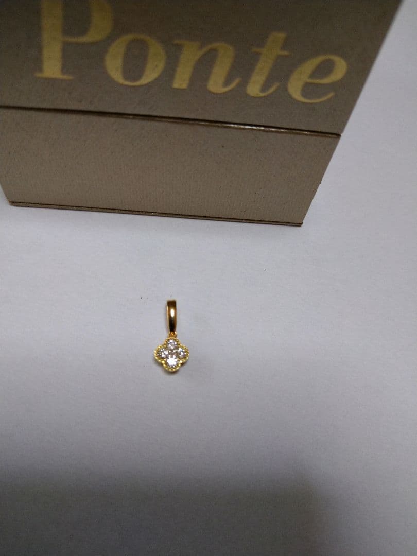 値下げダイヤk18 Ponte Vecchioネックレス チャーム