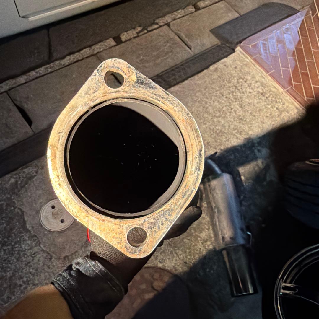 引き取り限定　フェアレディ Z33 サムライパワー　砲弾マフラー