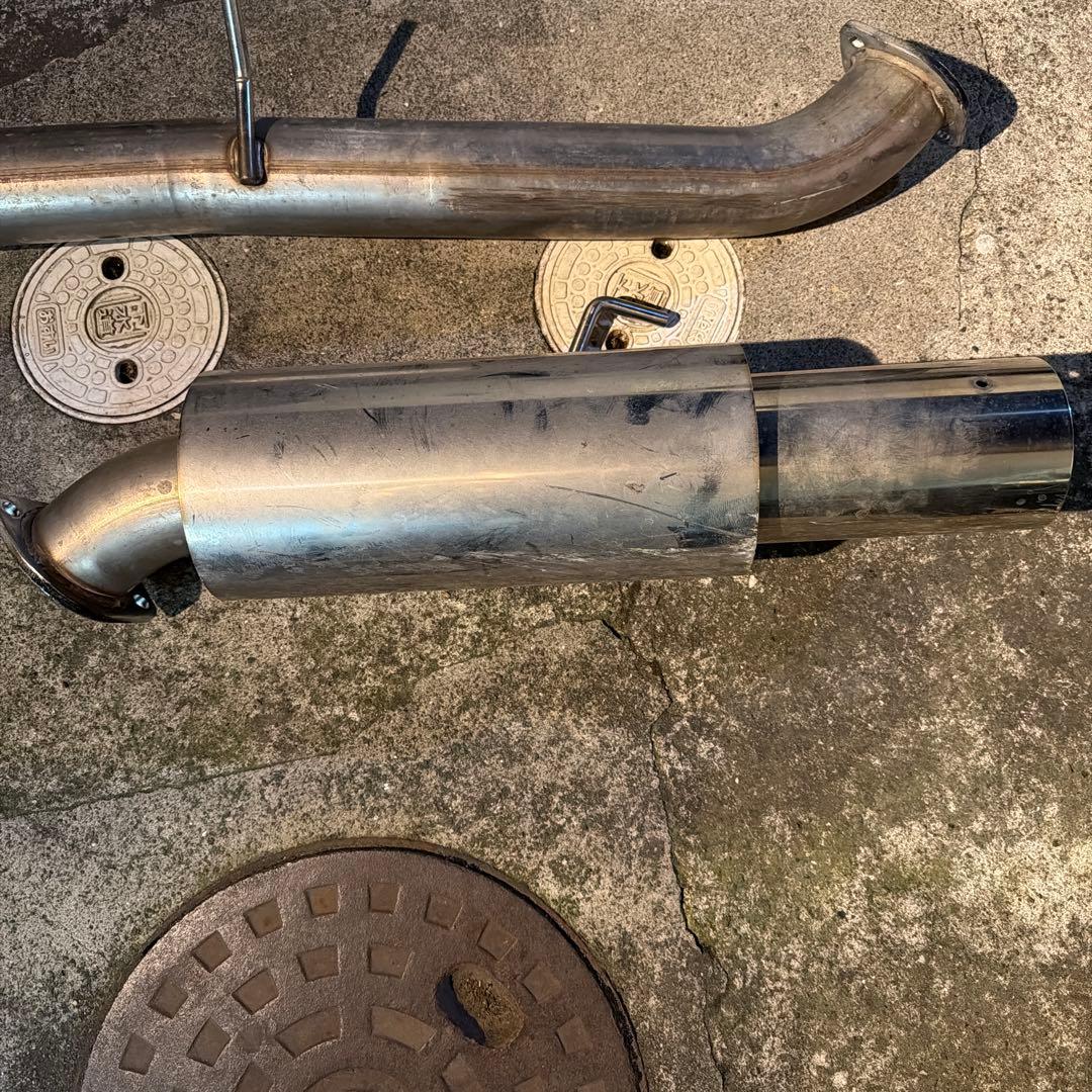 引き取り限定　フェアレディ Z33 サムライパワー　砲弾マフラー