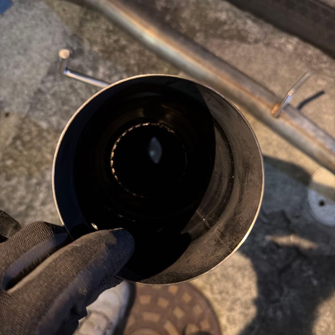 引き取り限定　フェアレディ Z33 サムライパワー　砲弾マフラー