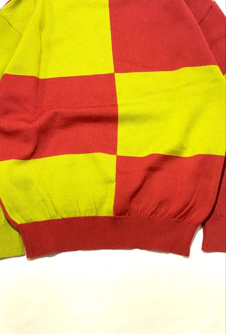 ミスタージュンコ・ゴルフ　デザインニット ウール　Lサイズ