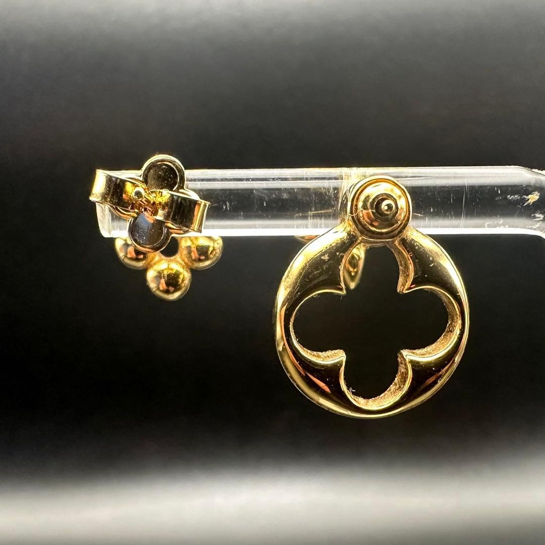 美品✨　ルイヴィトン　ピアス　フープ　M00770　ロゴ　1678