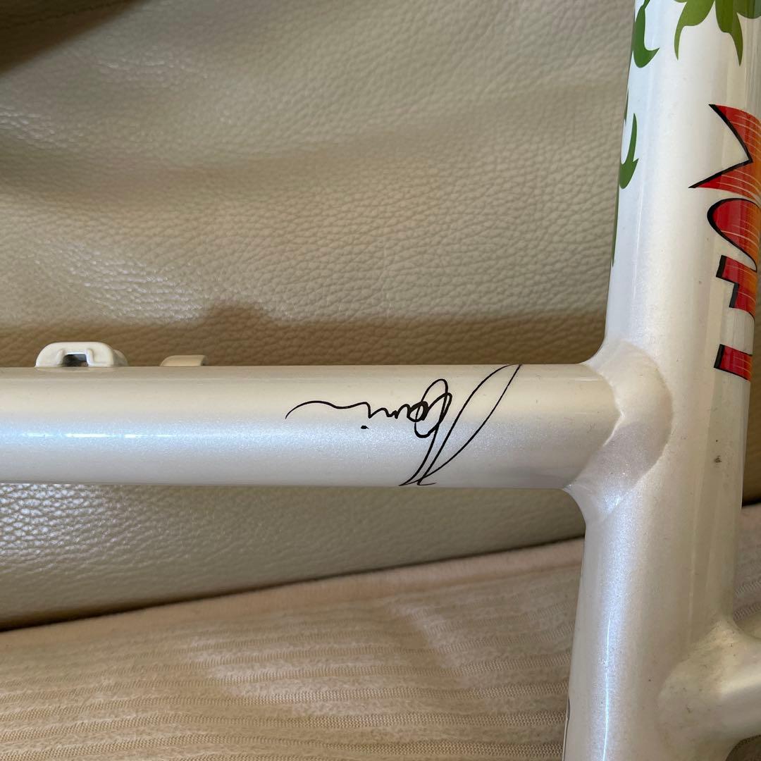 CSK ロードバイクフレーム 花柄デザイン