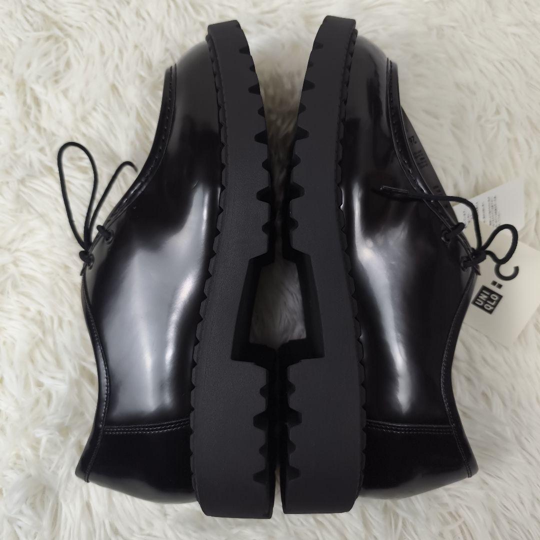 タグ付未使用✨ ユニクロシー レースアップシューズ チロリアンシューズ 黒 26