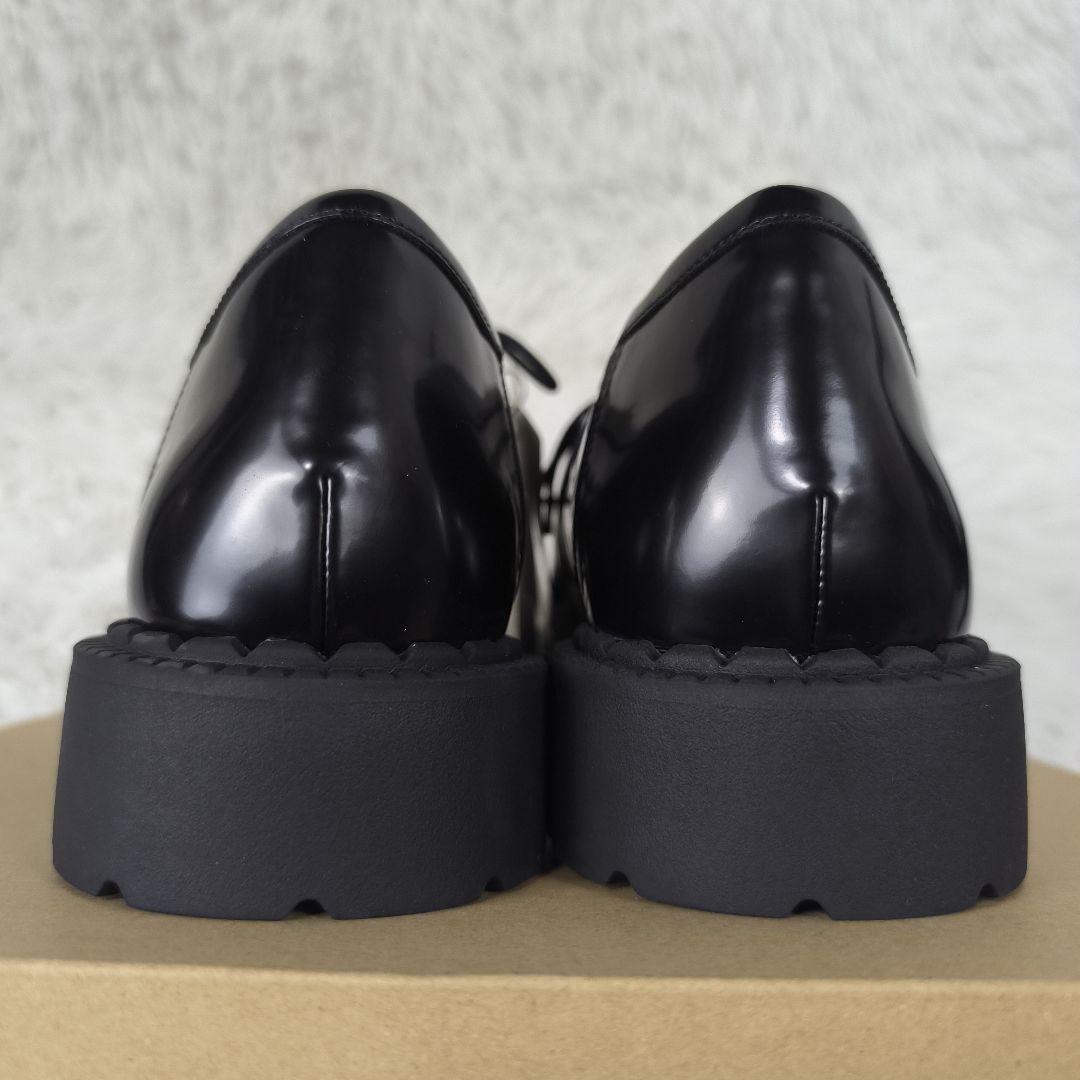 タグ付未使用✨ ユニクロシー レースアップシューズ チロリアンシューズ 黒 26