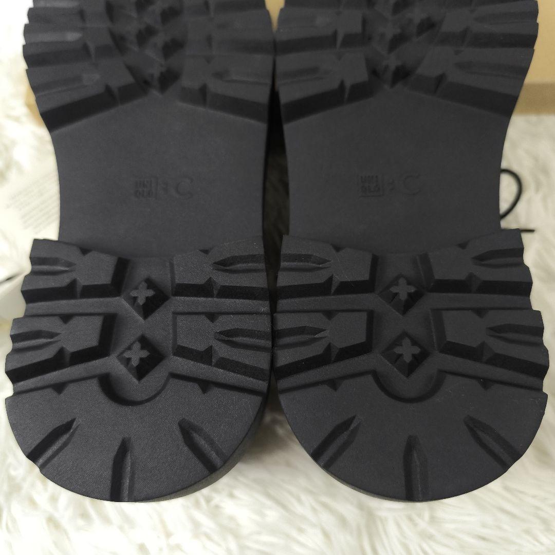 タグ付未使用✨ ユニクロシー レースアップシューズ チロリアンシューズ 黒 26