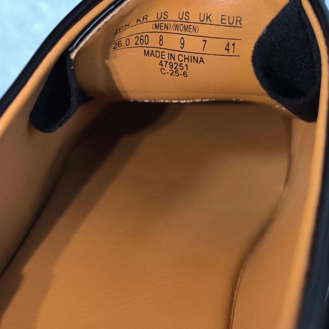 タグ付未使用✨ ユニクロシー レースアップシューズ チロリアンシューズ 黒 26