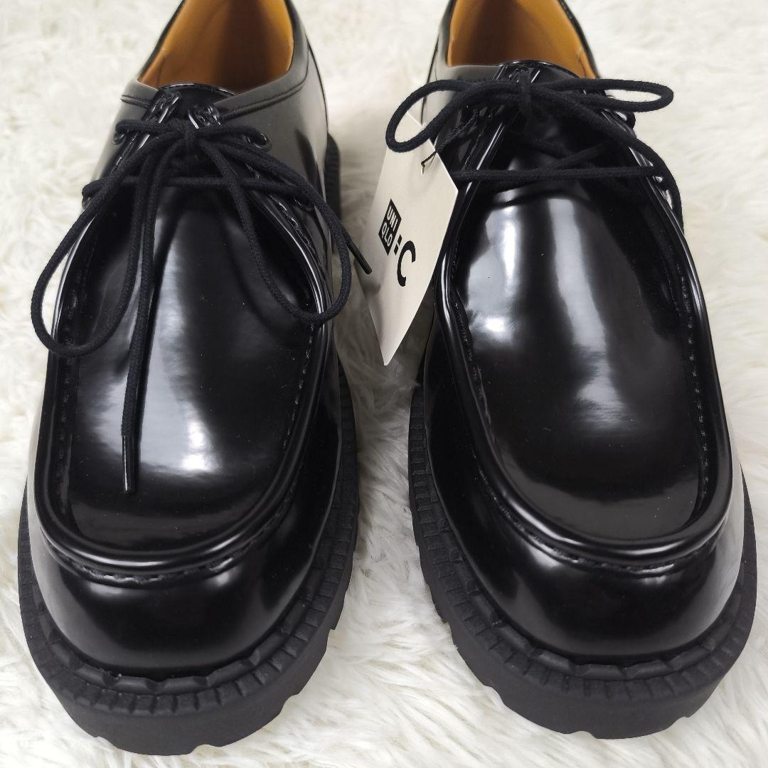 タグ付未使用✨ ユニクロシー レースアップシューズ チロリアンシューズ 黒 26