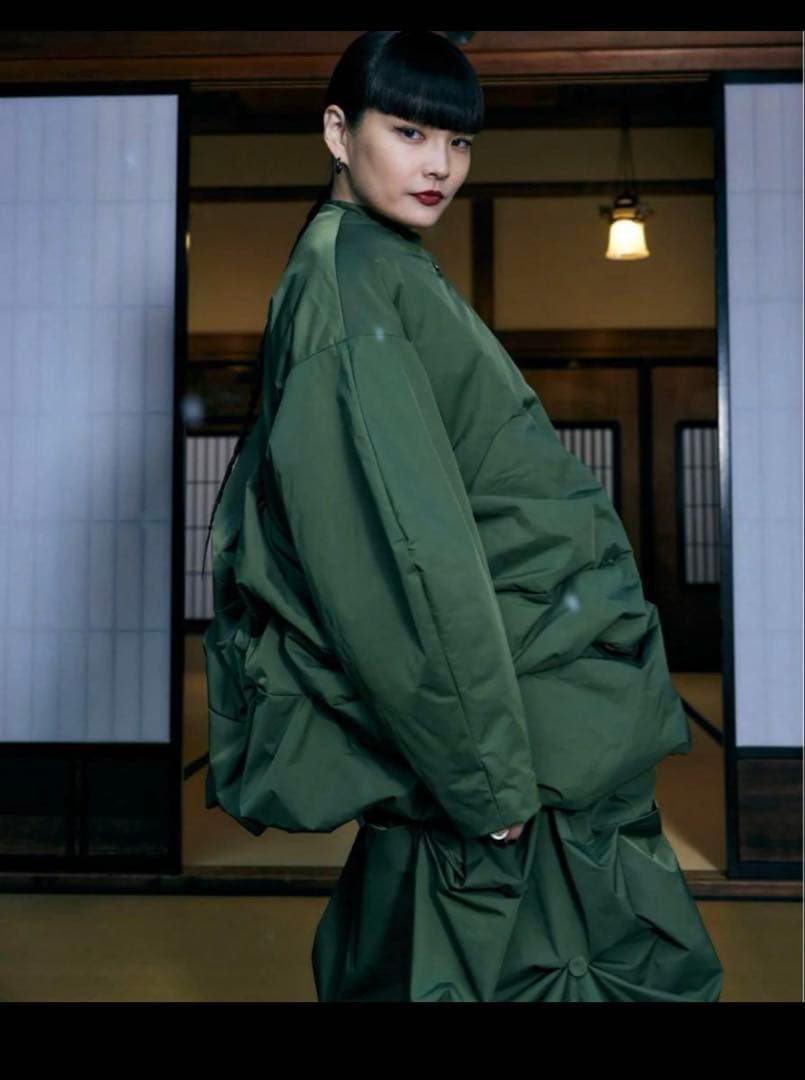 エンフォルド　SOLID BLOUSON カーキ　38