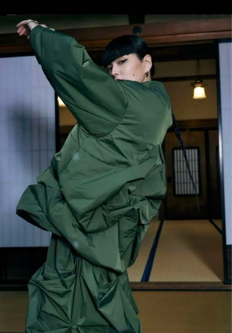 エンフォルド　SOLID BLOUSON カーキ　38