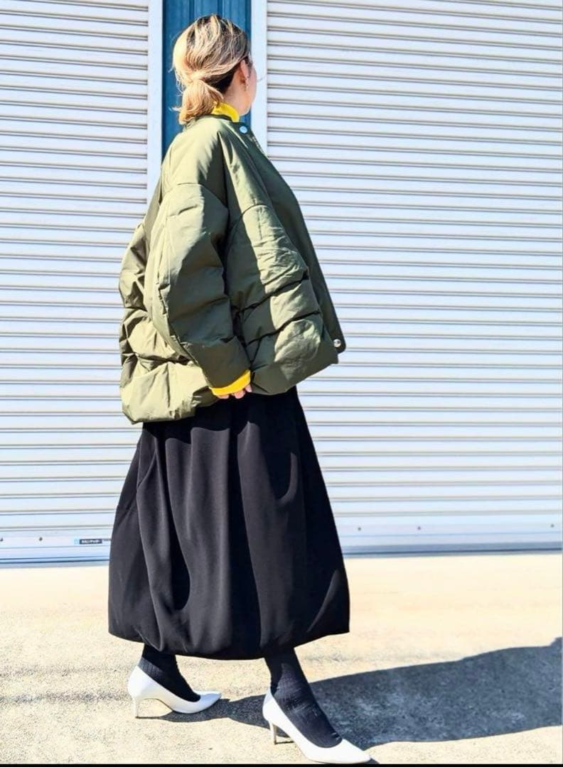 エンフォルド　SOLID BLOUSON カーキ　38