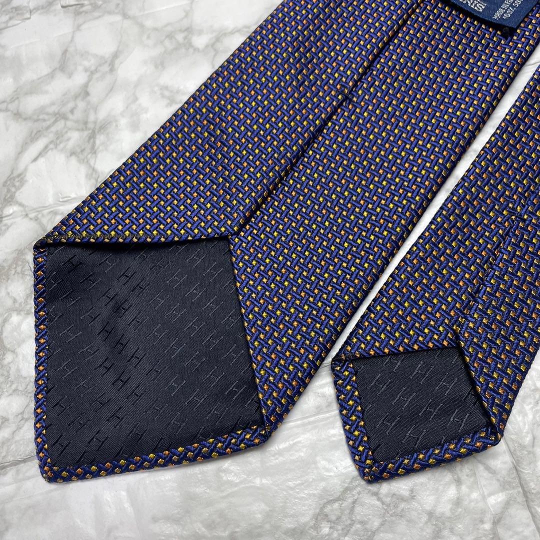 エルメス　HERMES ネクタイ　ソリッドタイ　無地　スーツ　セットアップ