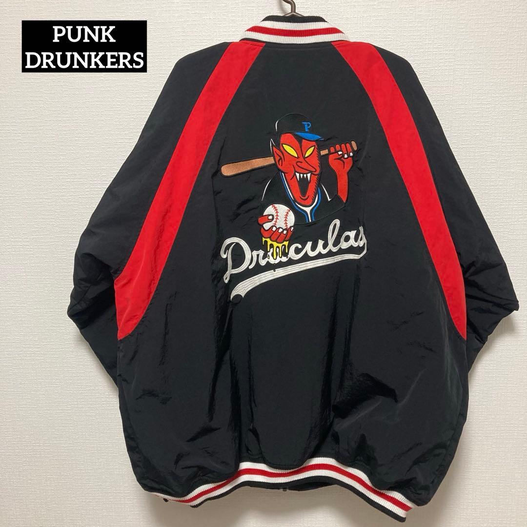 PUNK DRUNKERS パンクドランカーズ　スタジャン 刺繍
