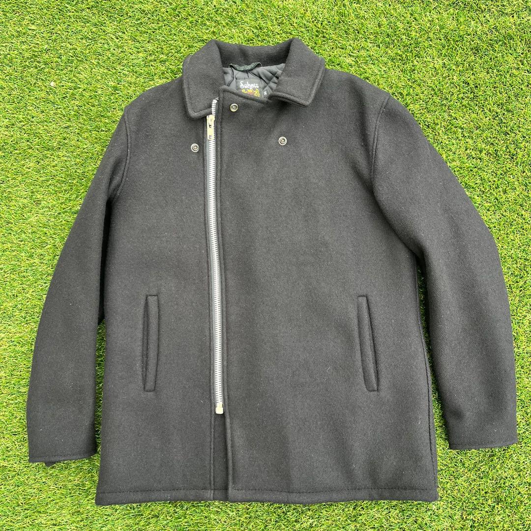 Schott ショット ワンスター ウール ライダース Pコート USA製36