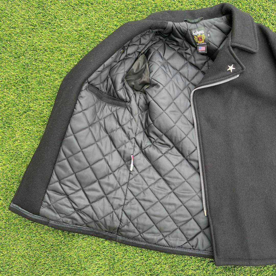 Schott ショット ワンスター ウール ライダース Pコート USA製36