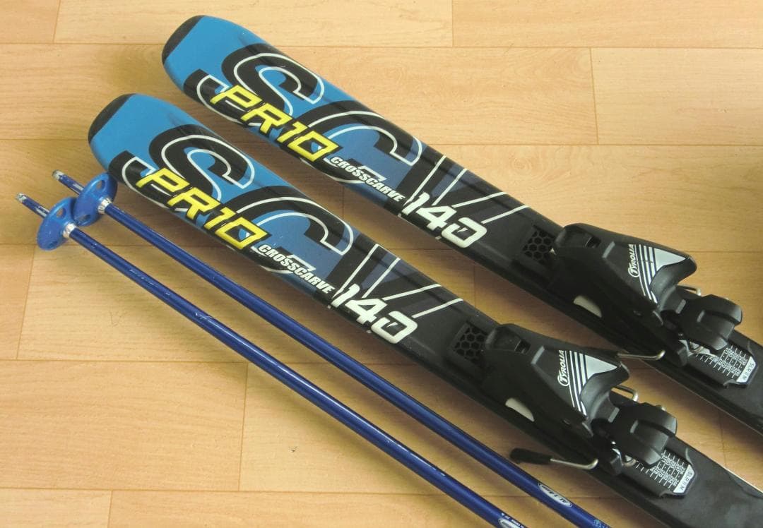 ■■送料無料■CARVING■子供用スキーセット■140/24■WAX■