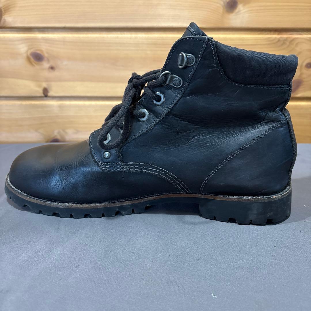 【あいうえお様】DIESEL ディーゼル レザーブーツ ブラック US10