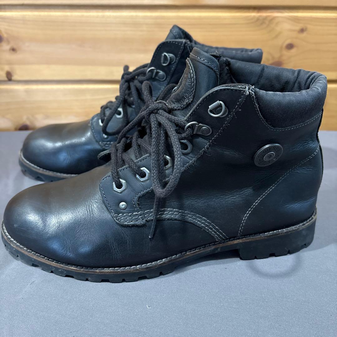 【あいうえお様】DIESEL ディーゼル レザーブーツ ブラック US10