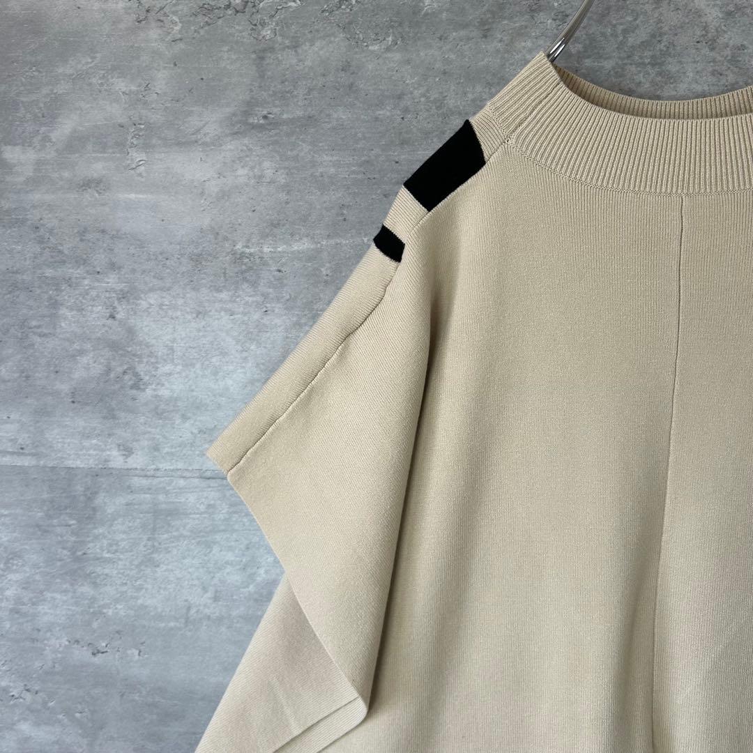 新品未使用　LE PHIL ルフィル　 ラインニットジレ　テールスリット